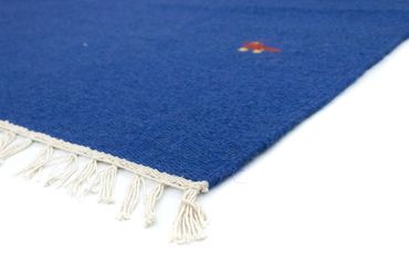 Alfombra Kelim - Tendencia - 180 x 120 cm - azul