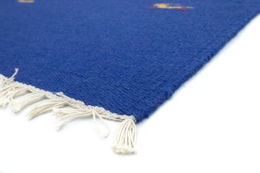 Kelim tapijt - Trendy - 180 x 120 cm - blauw