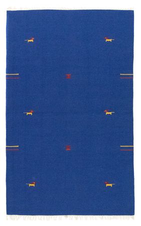 Kelim tapijt - Trendy - 180 x 120 cm - blauw