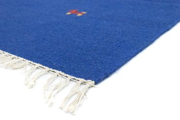 Alfombra Kelim - Tendencia - 180 x 120 cm - azul