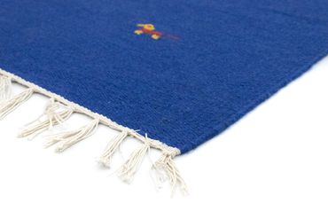 Tapis Kelim - Tendance - 180 x 120 cm - bleu