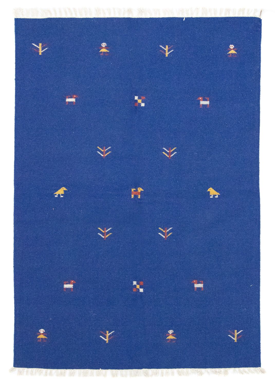 Tapete Kelim - Trendy - 200 x 140 cm - azul