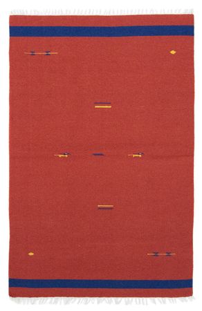 Tapete Kelim - Trendy - 180 x 120 cm - vermelho