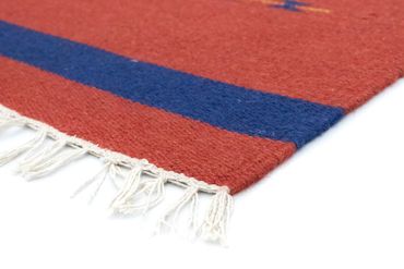 Tapis Kelim - Tendance - 180 x 120 cm - rouge