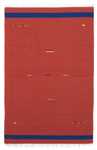 Dywan Kelim - modny - 180 x 120 cm - czerwony