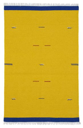 Tapis Kelim - Tendance - 180 x 120 cm - jaune