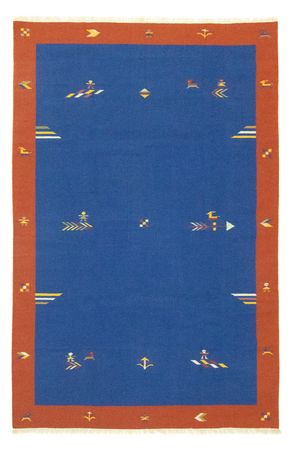 Kelim tapijt - Trendy - 300 x 200 cm - blauw