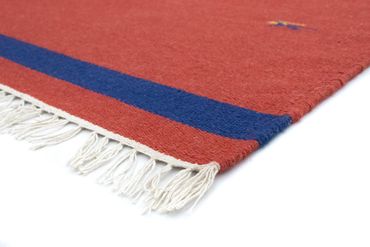 Tapis Kelim - Tendance - 180 x 120 cm - rouge