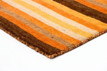 Alfombra de lana - 187 x 113 cm - multicolor