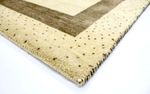 Gabbeh Tæppe - Loribaft Persisk - 184 x 122 cm - beige