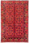 Afghan Rug - Kunduz - 190 x 128 cm - light red