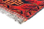 Tapis afghan - Kunduz - 190 x 128 cm - rouge clair