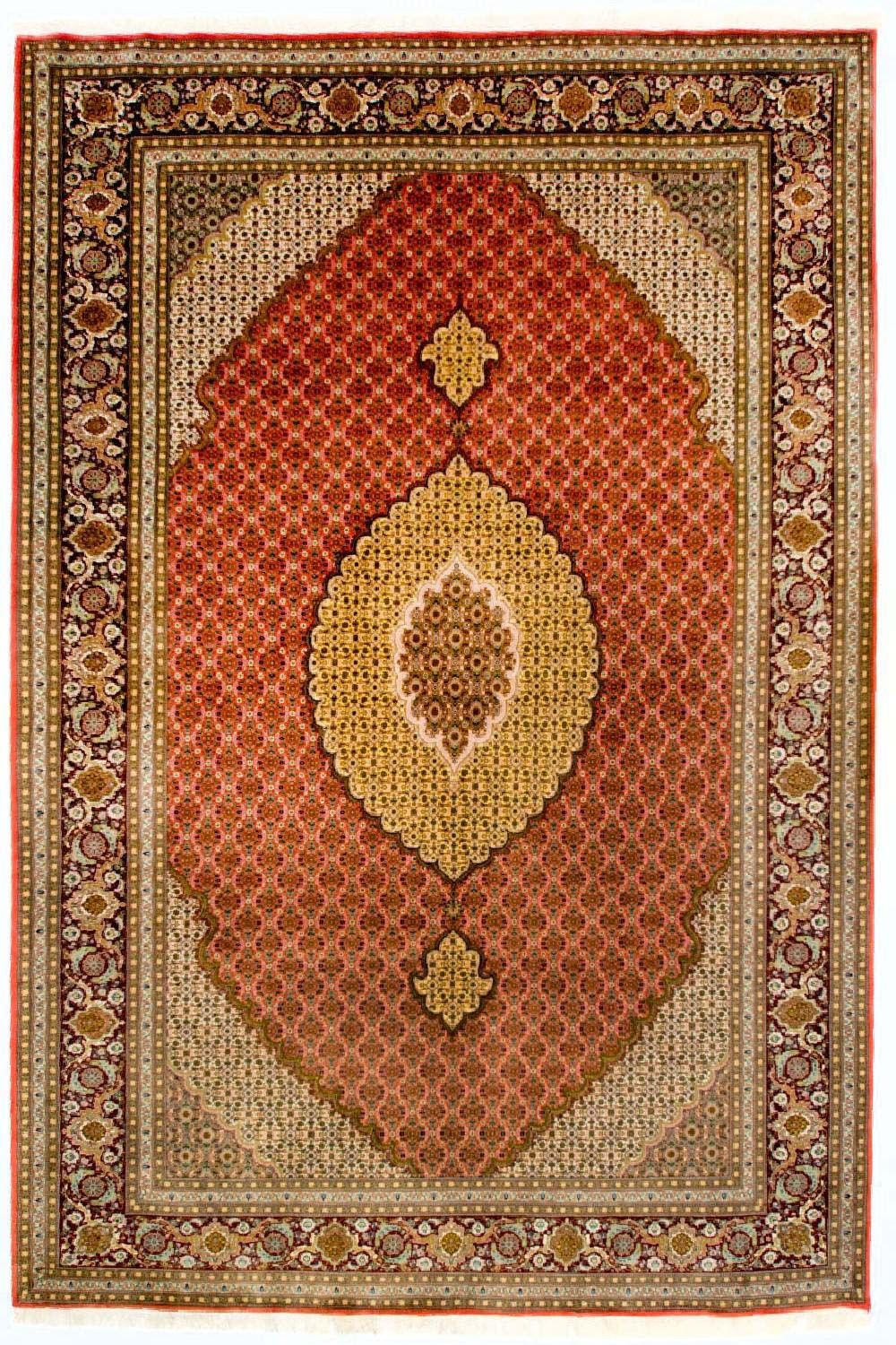 Perzisch tapijt - Tabriz - Royal - 300 x 204 cm - oranje