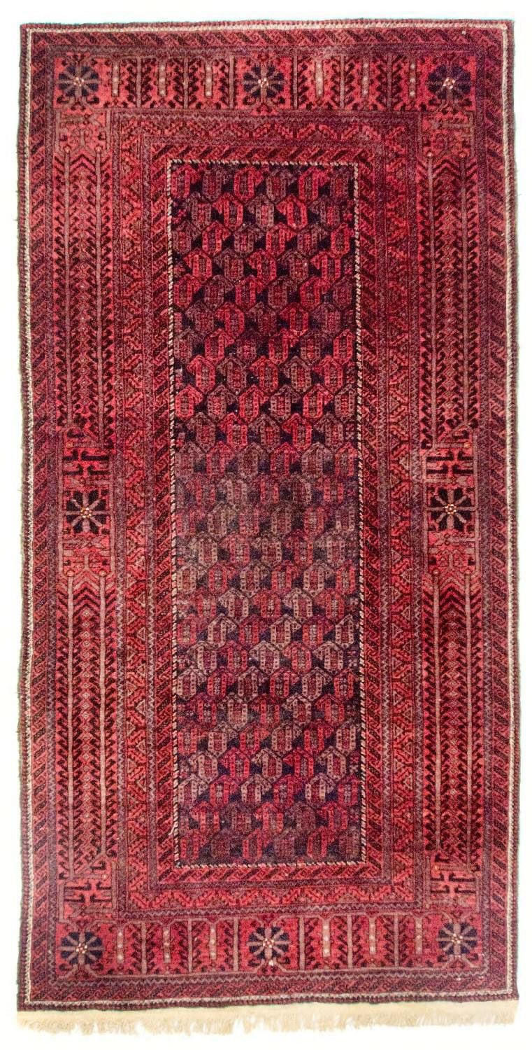 Loper Baluch tapijt - 215 x 106 cm - veelkleurig