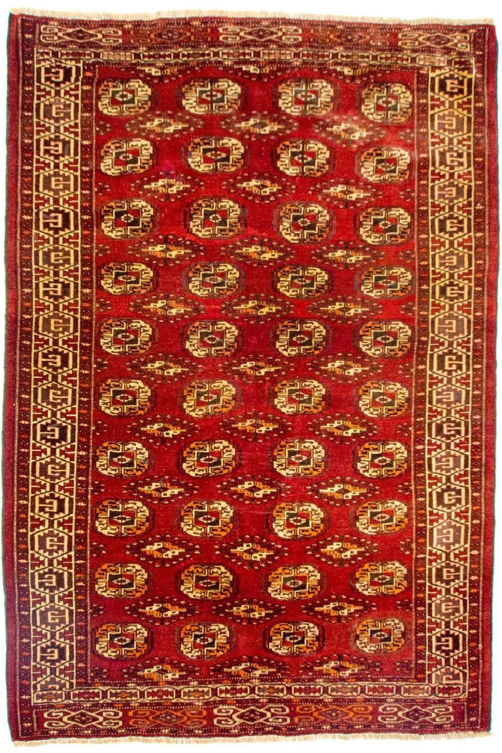 Afghánský koberec - Buchara - 215 x 152 cm - červená