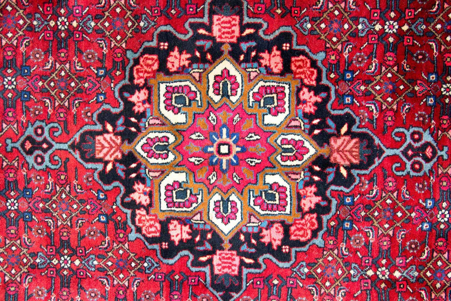 Tapis persan - Bidjar - 314 x 220 cm - rouge