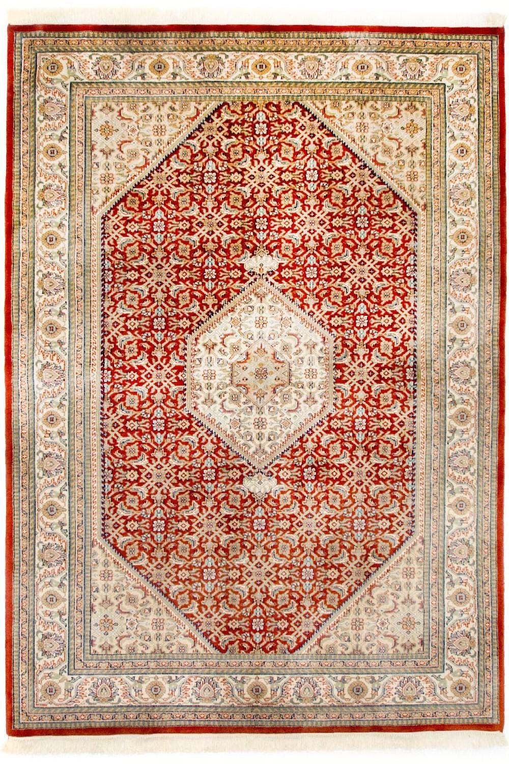 Alfombra persa - Bidjar - 242 x 172 cm - rojo