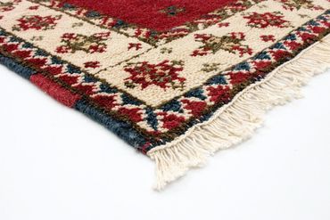 Alfombra oriental - 154 x 93 cm - rojo