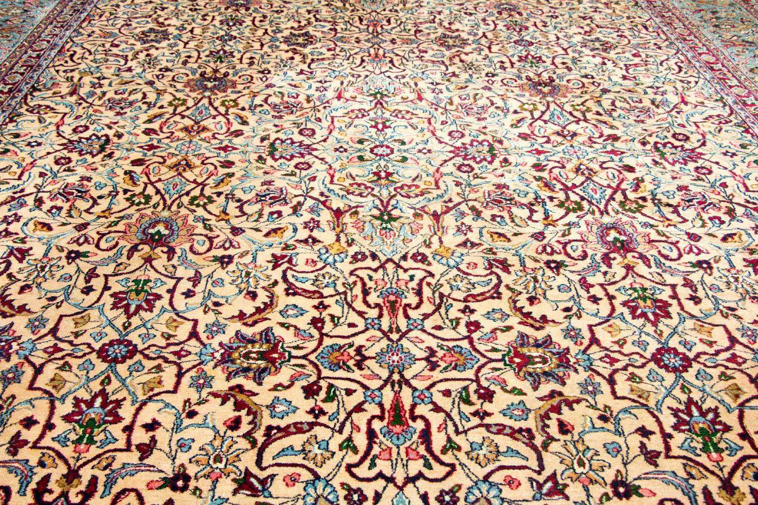 Perský koberec - Klasický - 420 x 316 cm - béžová
