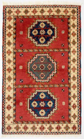 Alfombra oriental - 152 x 94 cm - rojo