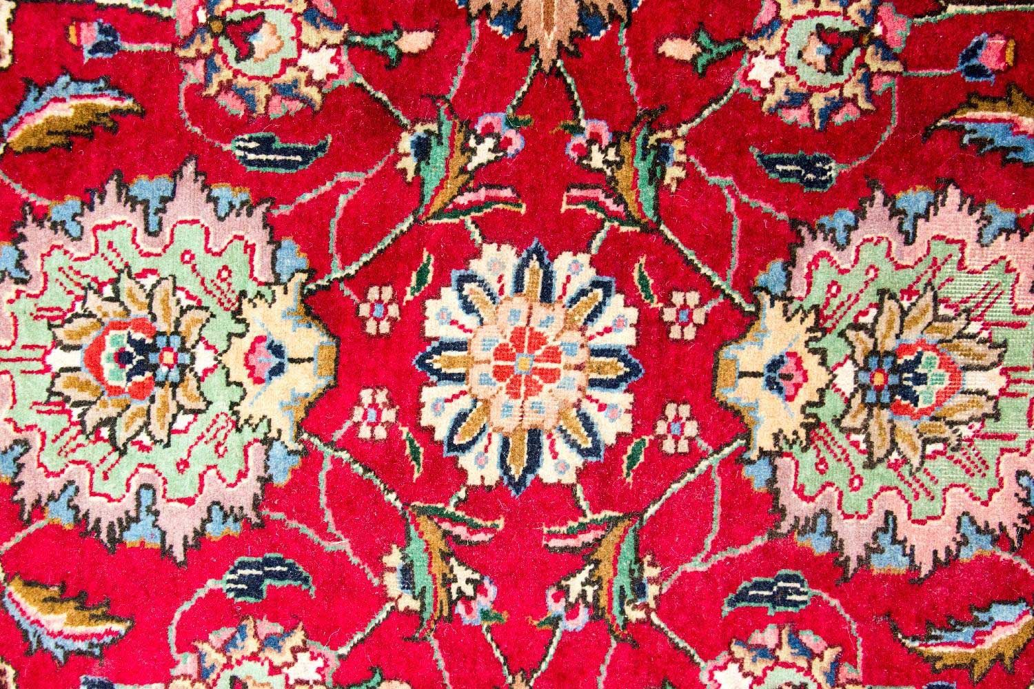 Perzisch tapijt - Tabriz - 381 x 305 cm - rood