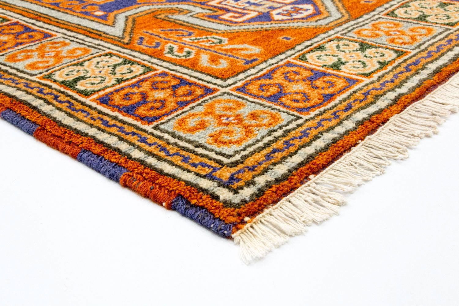 Alfombra oriental - 151 x 95 cm - naranja