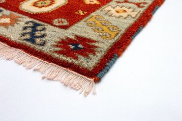 Oriental Carpet - 125 x 64 cm - röd