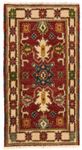 Alfombra oriental - 124 x 67 cm - rojo