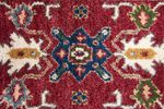 Alfombra oriental - 124 x 67 cm - rojo