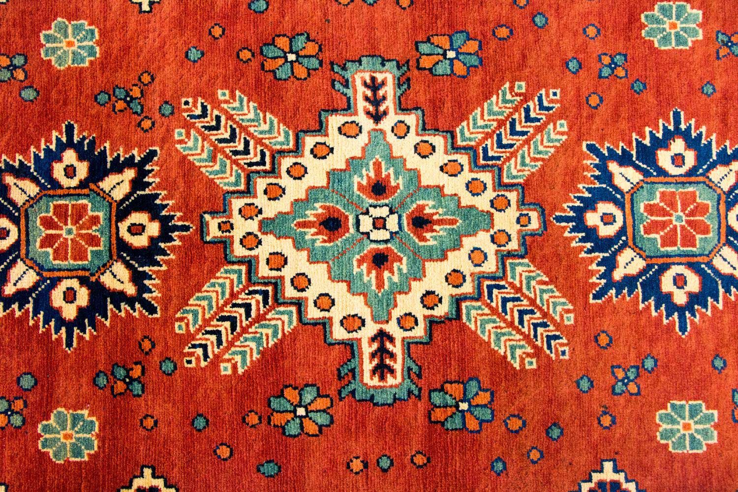 Løper Afghansk teppe - Hatshlu - 296 x 88 cm - rød