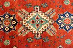 Loper Afghaans tapijt - Hatshlu - 296 x 88 cm - rood