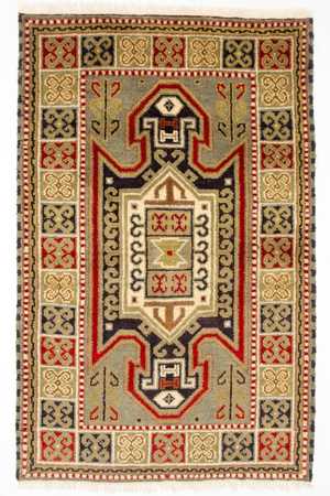 Tapis oriental - 153 x 96 cm - vert clair