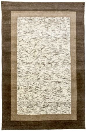 Gabbeh Tapijt - Loribaft Perzisch - 207 x 141 cm - beige