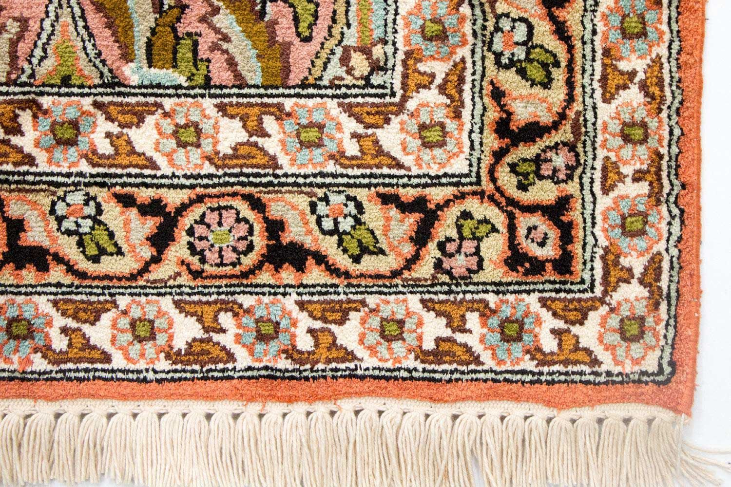 Corredor Tapete de seda - Kashmir Silk - 313 x 82 cm - multicolorido