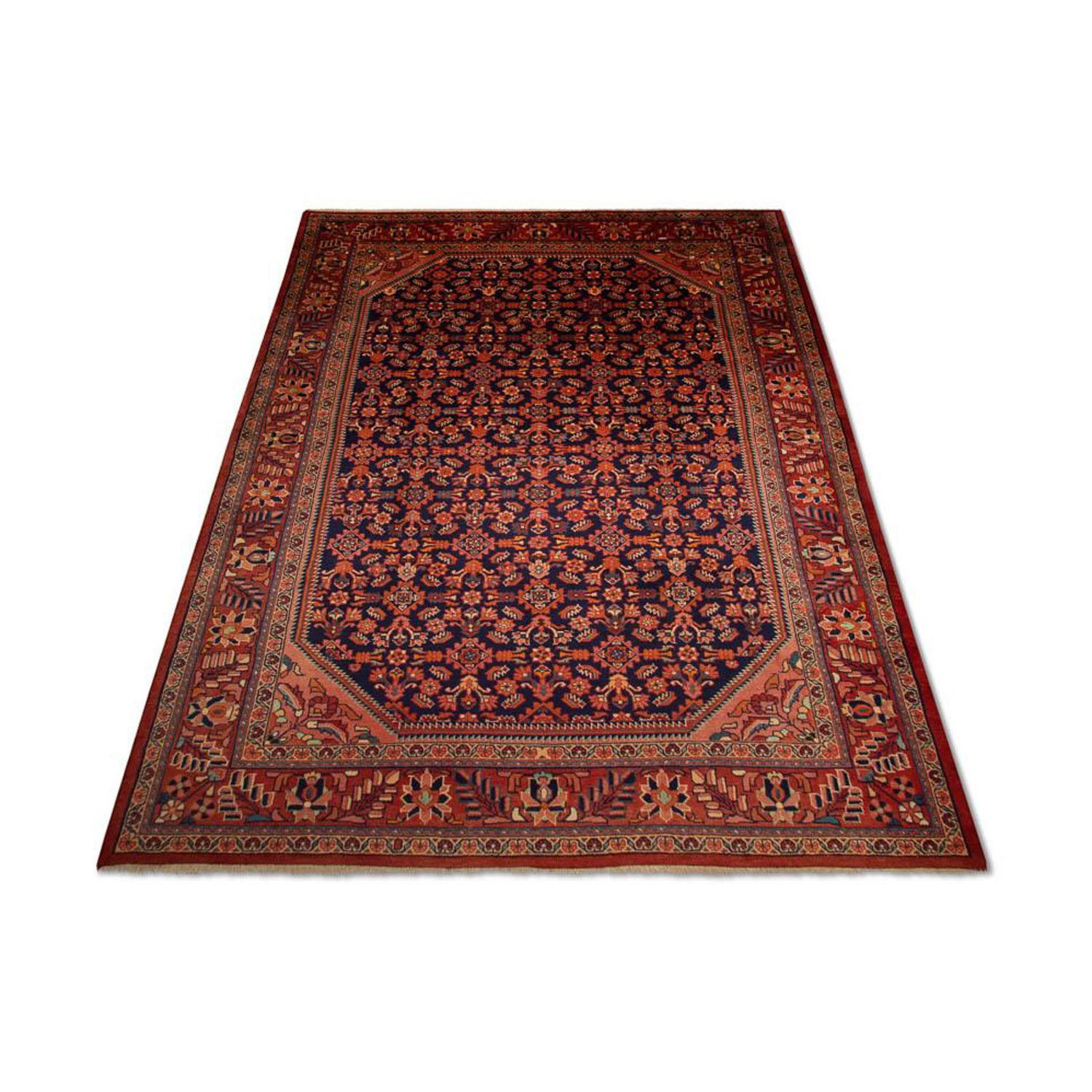 Alfombra persa - Nómada - 333 x 226 cm - azul oscuro