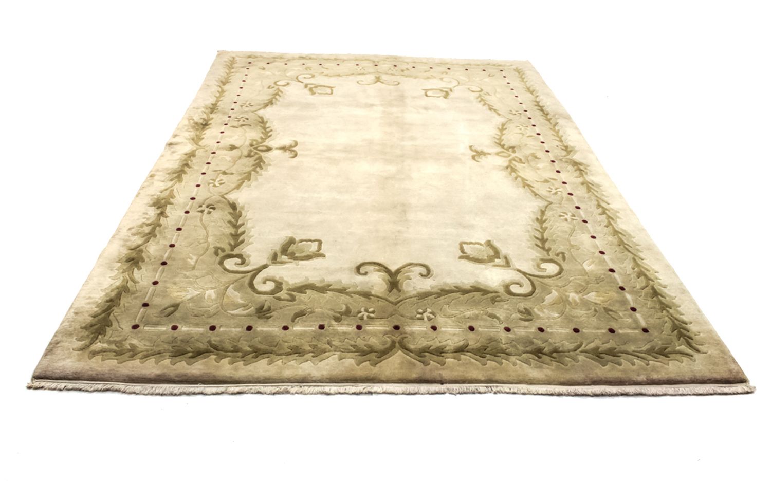 Tapis Népalais - 270 x 179 cm - jaune