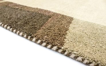 Tapis Gabbeh - Indus - 203 x 143 cm - beige