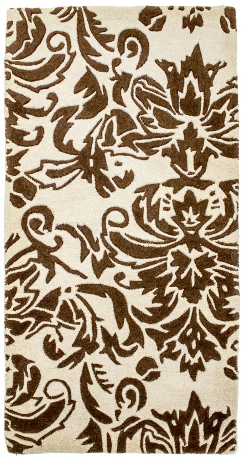 Tapis en laine - 148 x 76 cm - beige