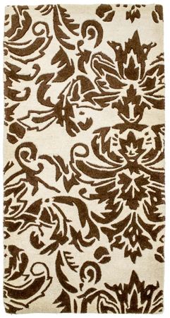 Alfombra de lana - 148 x 76 cm - beige