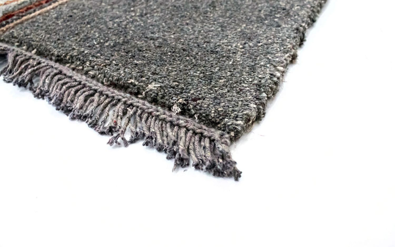 Tapis Népalais - 140 x 70 cm - argent