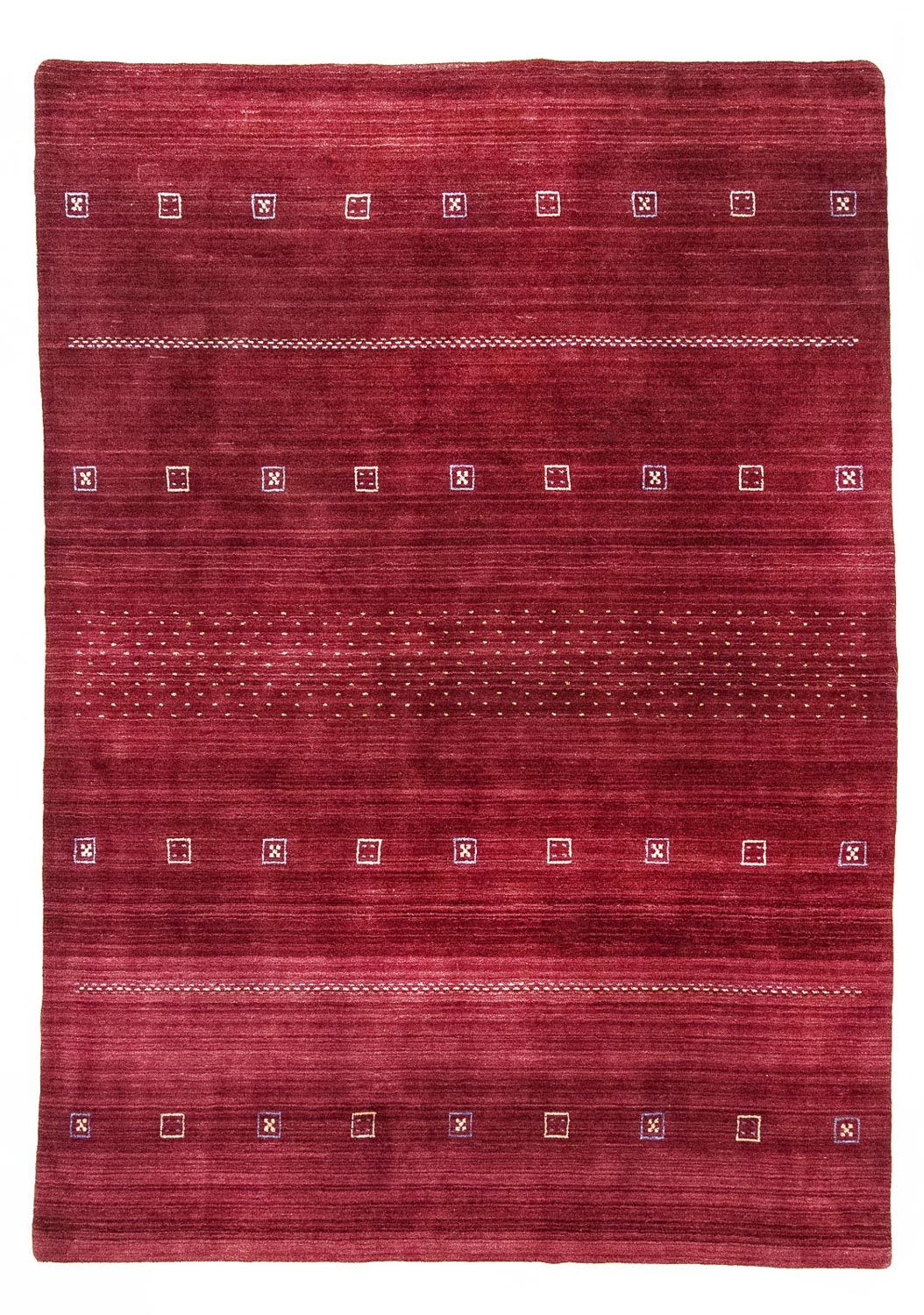 Wool Rug - 240 x 170 cm - red