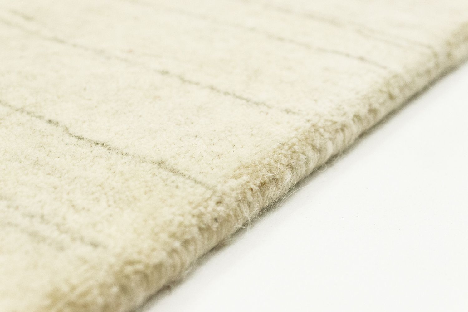 Tappeto Gabbeh - Indus - 160 x 90 cm - bianco naturale