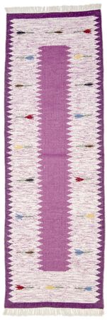 Tapis de couloir Tapis Kelim - Tendance - 250 x 80 cm - violet