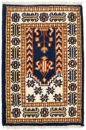 Oriental Rug - 90 x 60 cm - dark blue