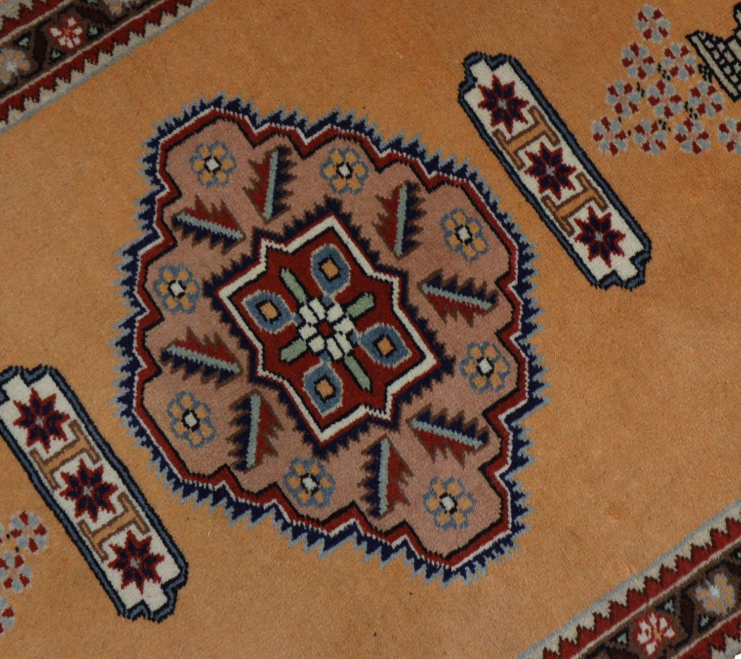 Alfombra persa - Nómada - 99 x 71 cm - oro