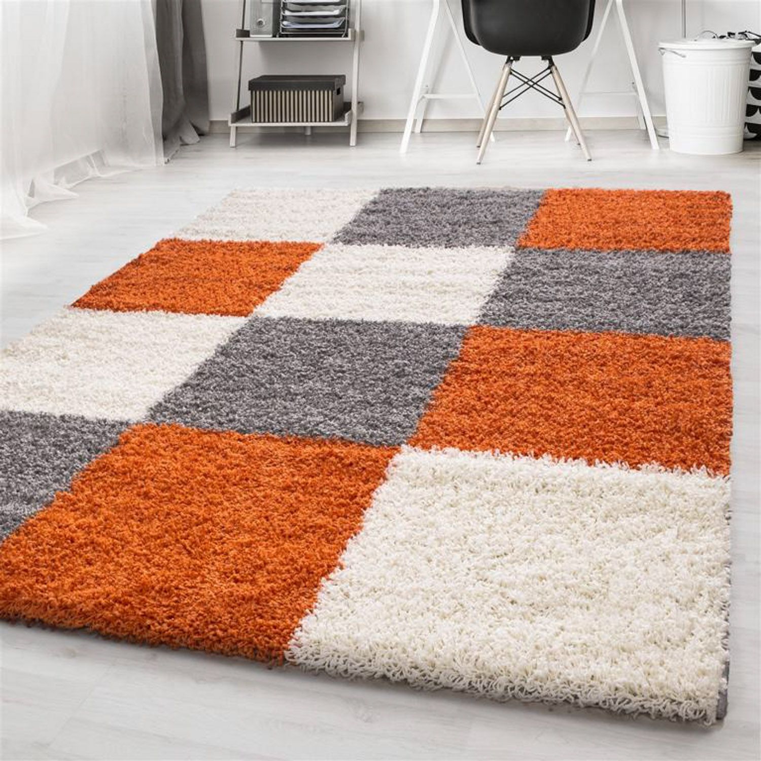 Tapis à poils longs - Lea - rectangle