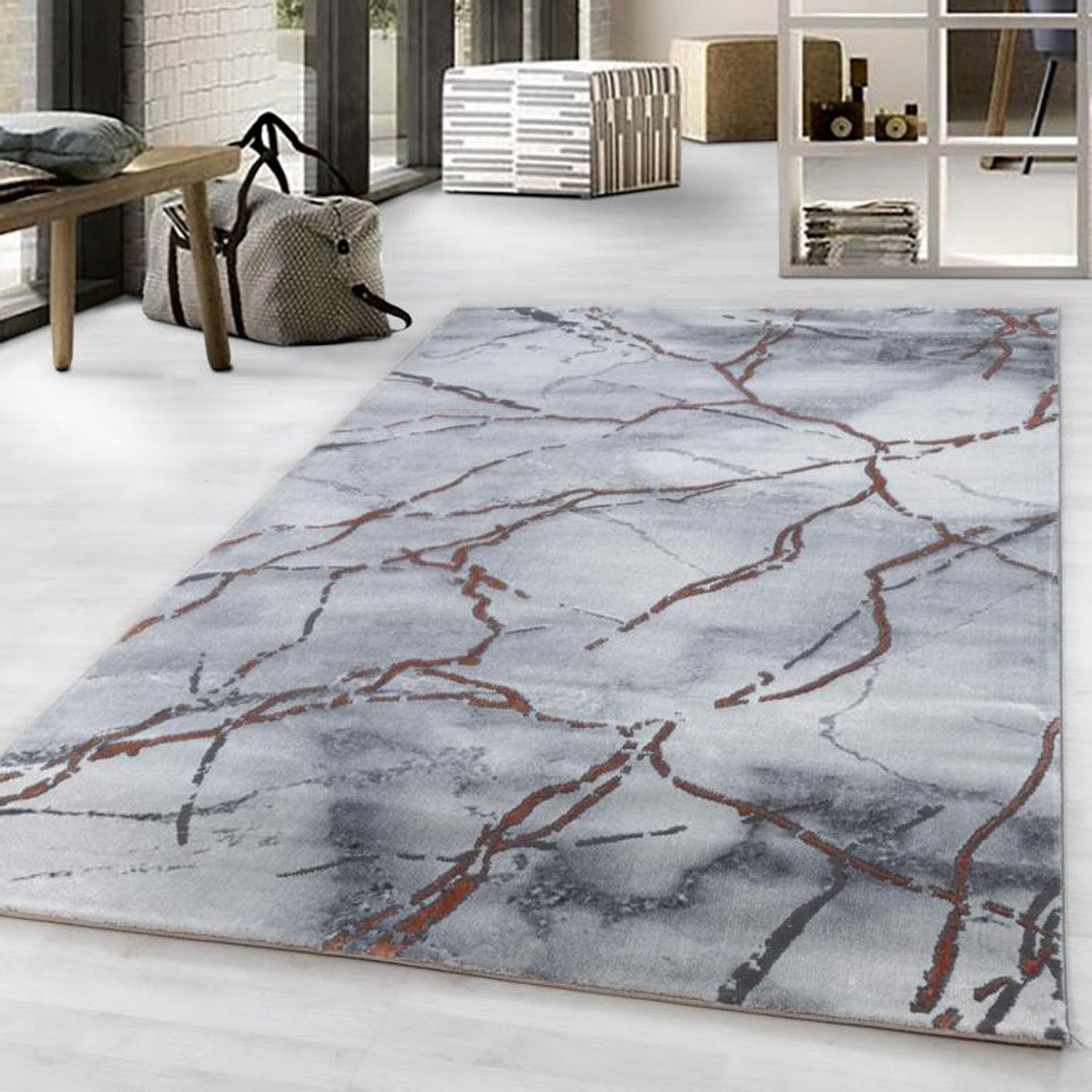 Low-Pile Rug - Natalina - rectangle