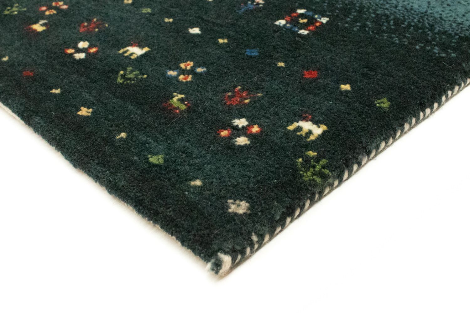 Tapete Gabbeh - Loribaft Persa - 237 x 163 cm - multicolorido