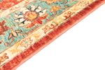 Tapis afghan - 201 x 149 cm - rouge