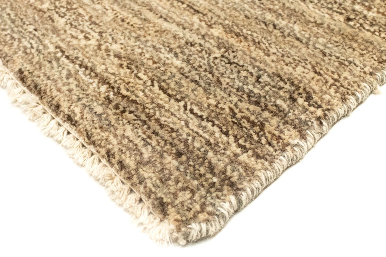 Tapis Gabbeh - Indus - 251 x 162 cm - gris